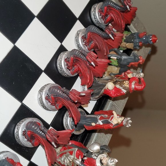 Collectors Dragon Chess Board set - Picture 7 of 12